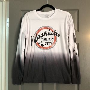 Nashville ombré long sleeve t-shirt